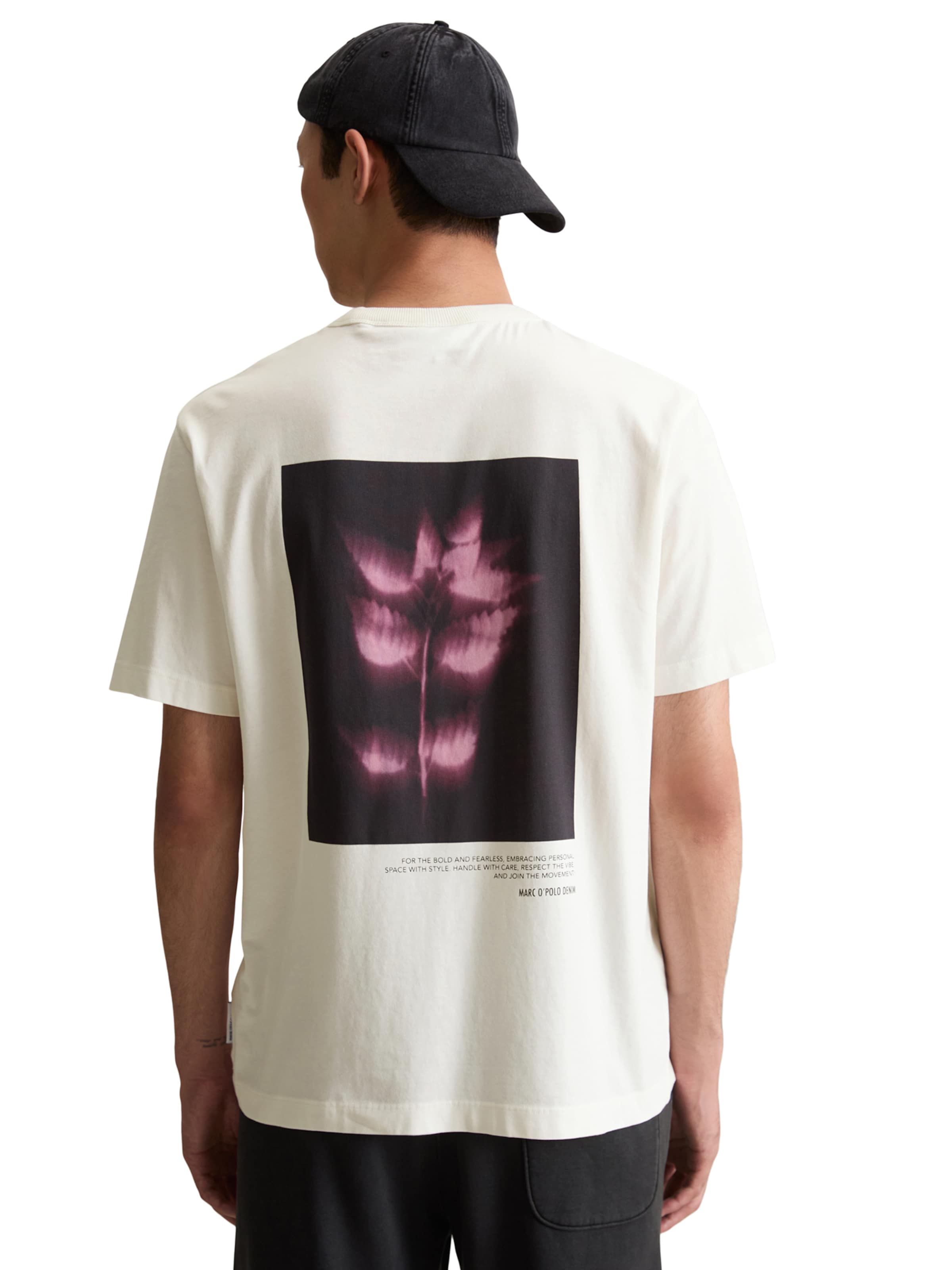 T-Shirt Marc O'Polo DENIM en blanc : devant