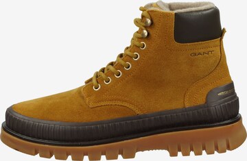 GANT Lace-Up Boots in Yellow