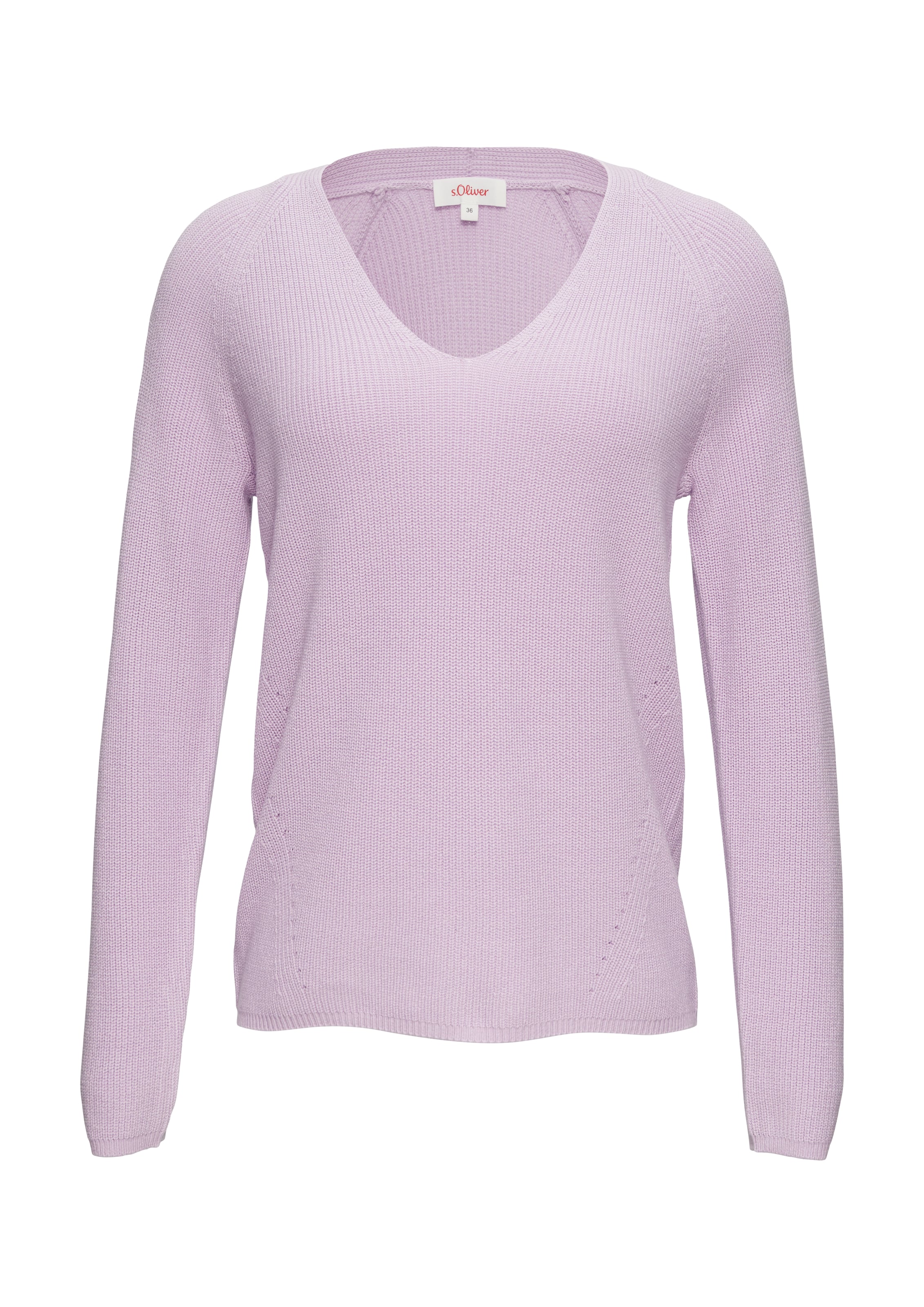 s.Oliver Pullover in Lila: Vorderseite