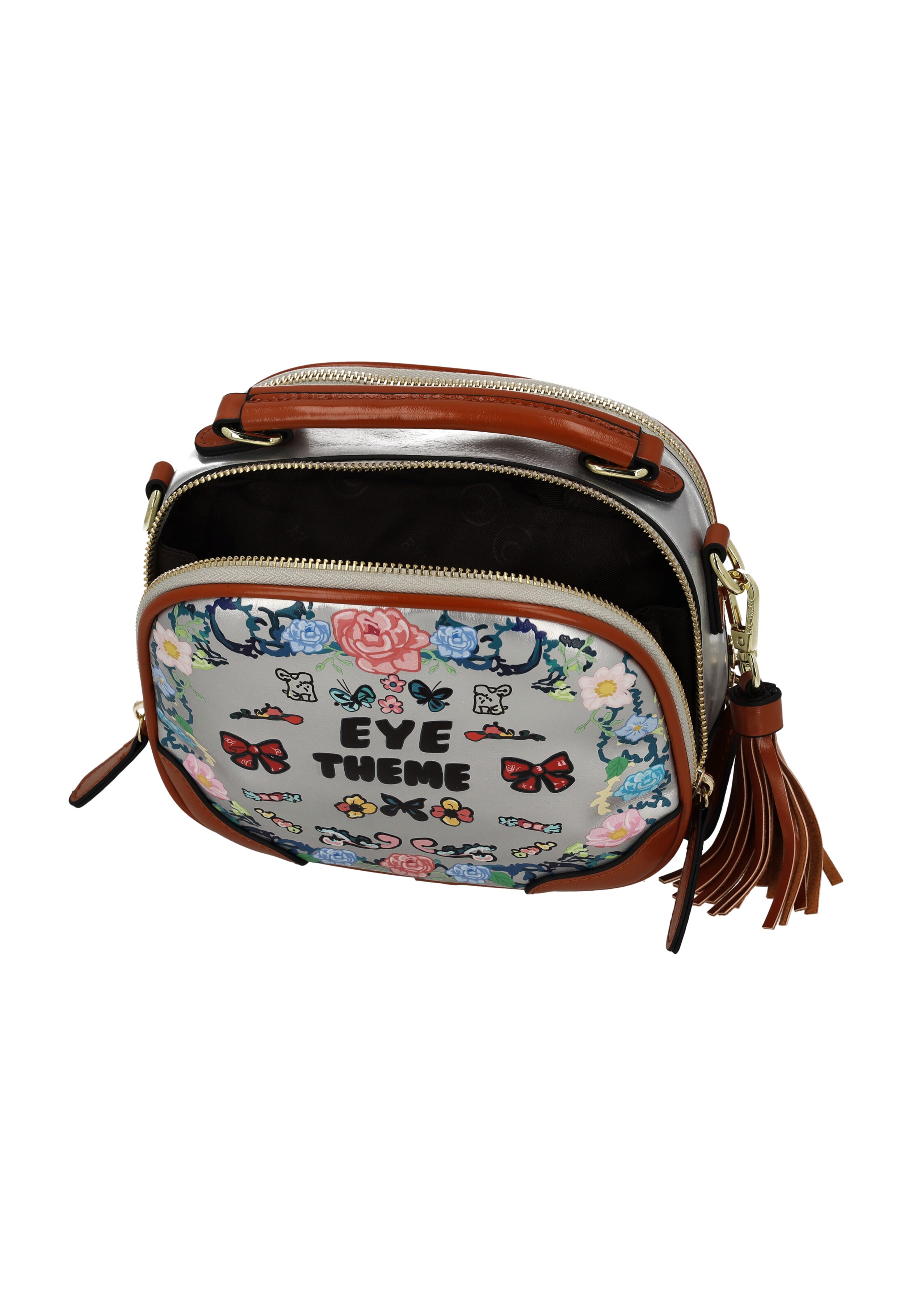 MYMO Handtas 'EYETHEME' in Zilver