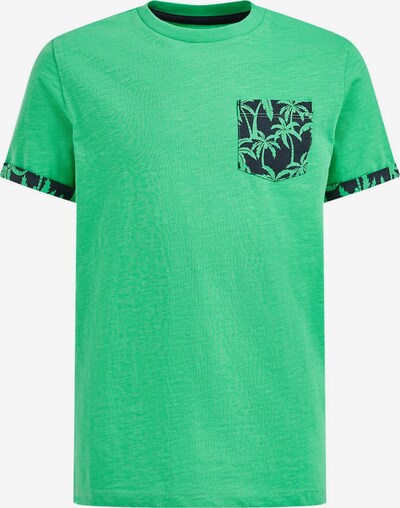 WE Fashion T-Shirt en marine / vert, Vue avec produit