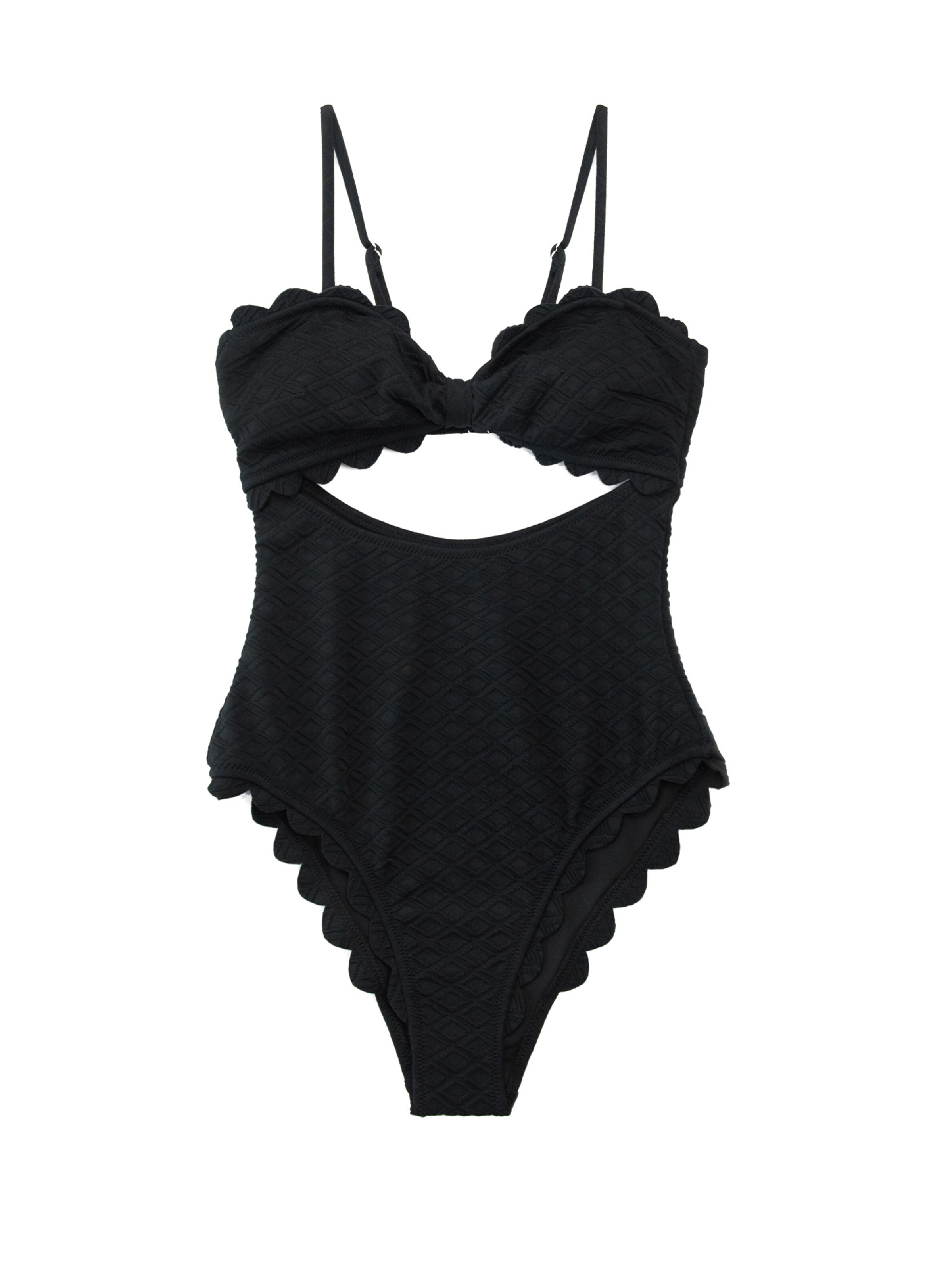 Cupshe Swimsuit 'ADG3001B' in Black: front