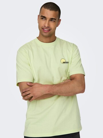 Only & Sons T-shirt 'KOLE' i grön