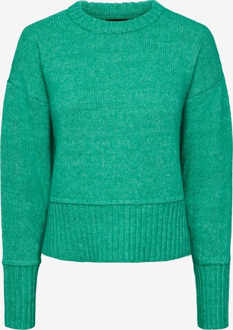 PIECES Sweater 'Kalora' in Green: front