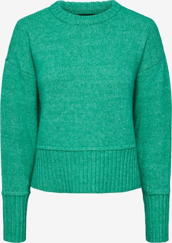 PIECES Sweater 'Kalora' in Green: front