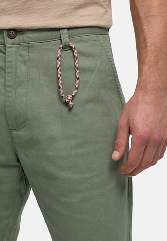 INDICODE JEANS Regular Chino 'Melio' in Groen