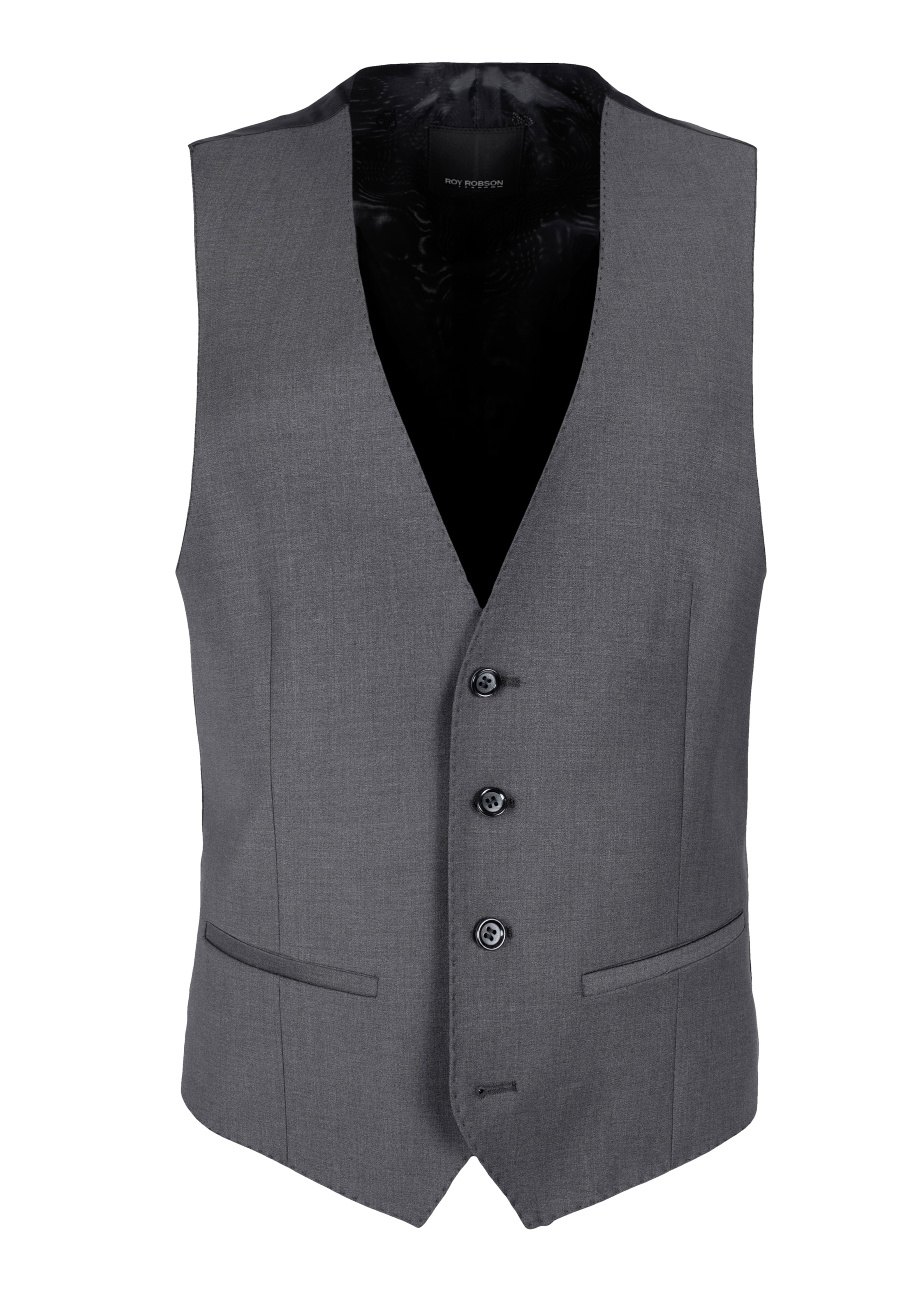 ROY ROBSON Anzugweste 'Baukasten 1' in Grau: Vorderseite