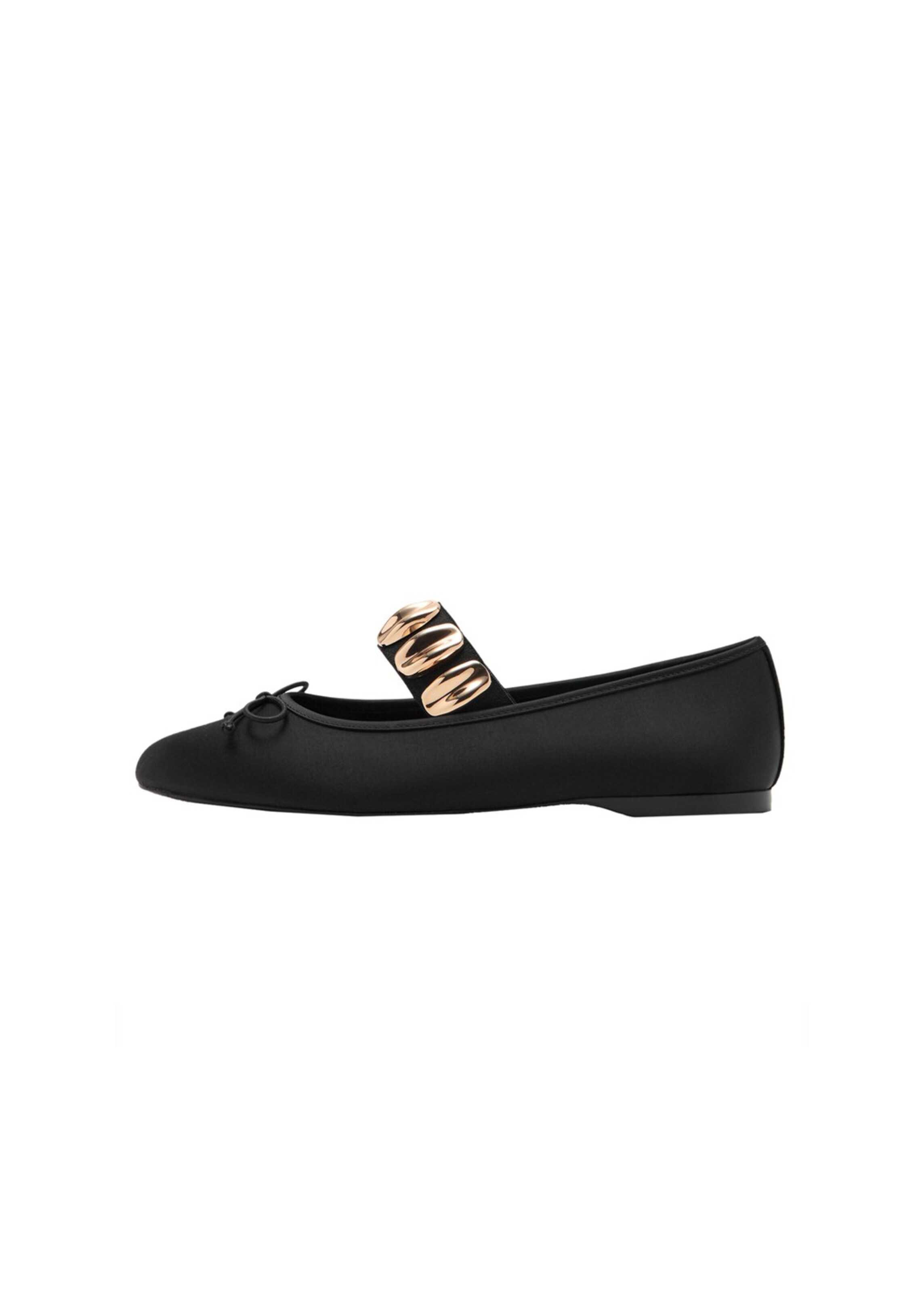 MANGO Ballet Flats with Strap 'Fant' in Black, Item view
