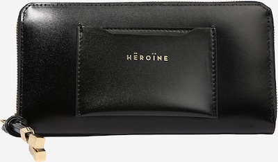 Maison Hēroïne Porte-monnaies 'EVA' en noir, Vue avec produit
