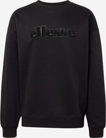 ELLESSE Sweatshirt 'Regno' in Zwart: voorkant