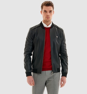 PIERRE CARDIN Between-Season Jacket in Black: front