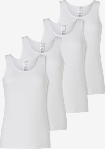 SCHIESSER Unterhemd ' Modern Multipacks ' in Weiß: Vorderseite