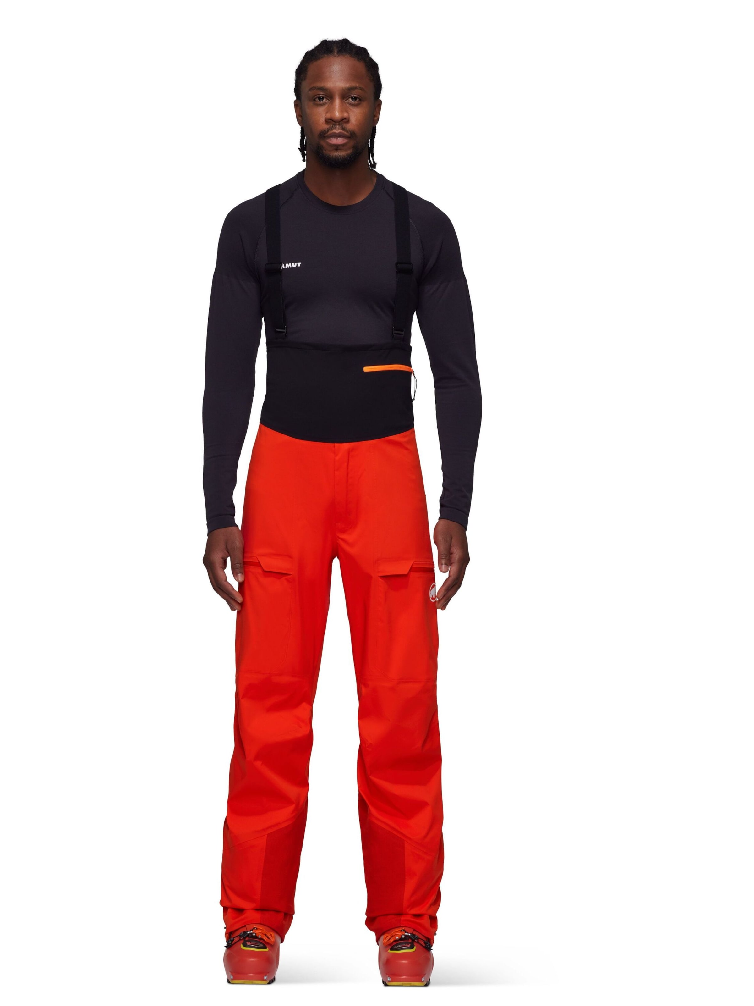 MAMMUT Regular Outdoor Pants in Red