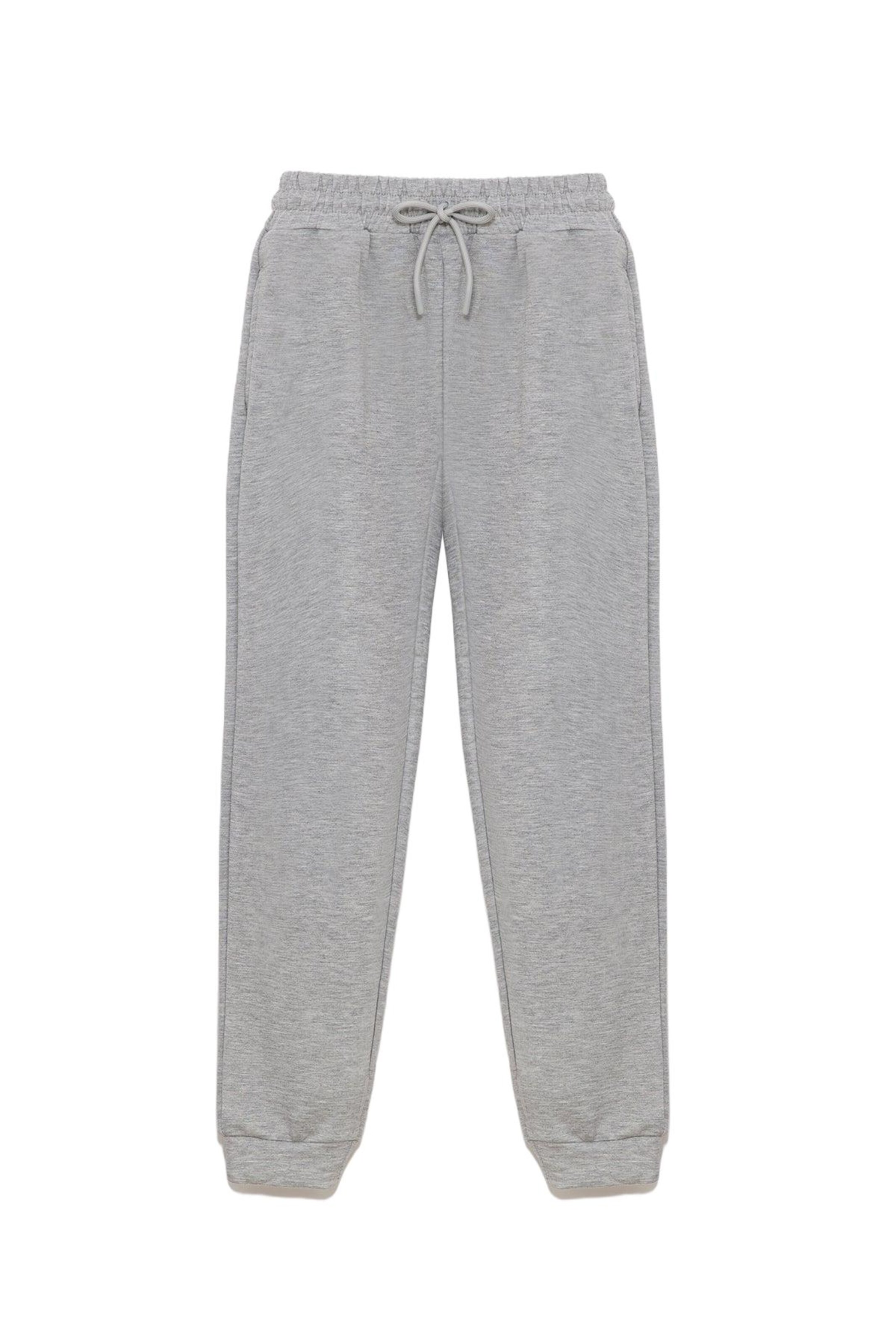 No Matter What Trousers in Grey: front