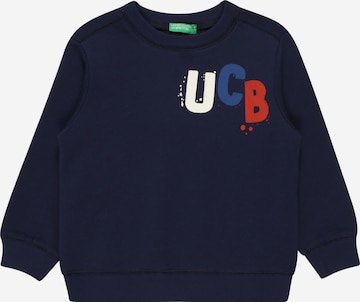 UNITED COLORS OF BENETTON Sweatshirt in Blau: predná strana