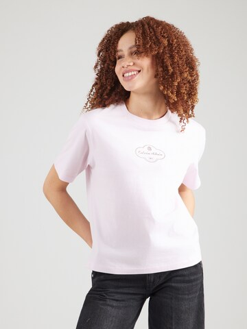 Calvin Klein Jeans - Camisa em rosa: frente