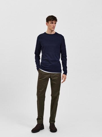 SELECTED Pullover 'Maine' in Blau