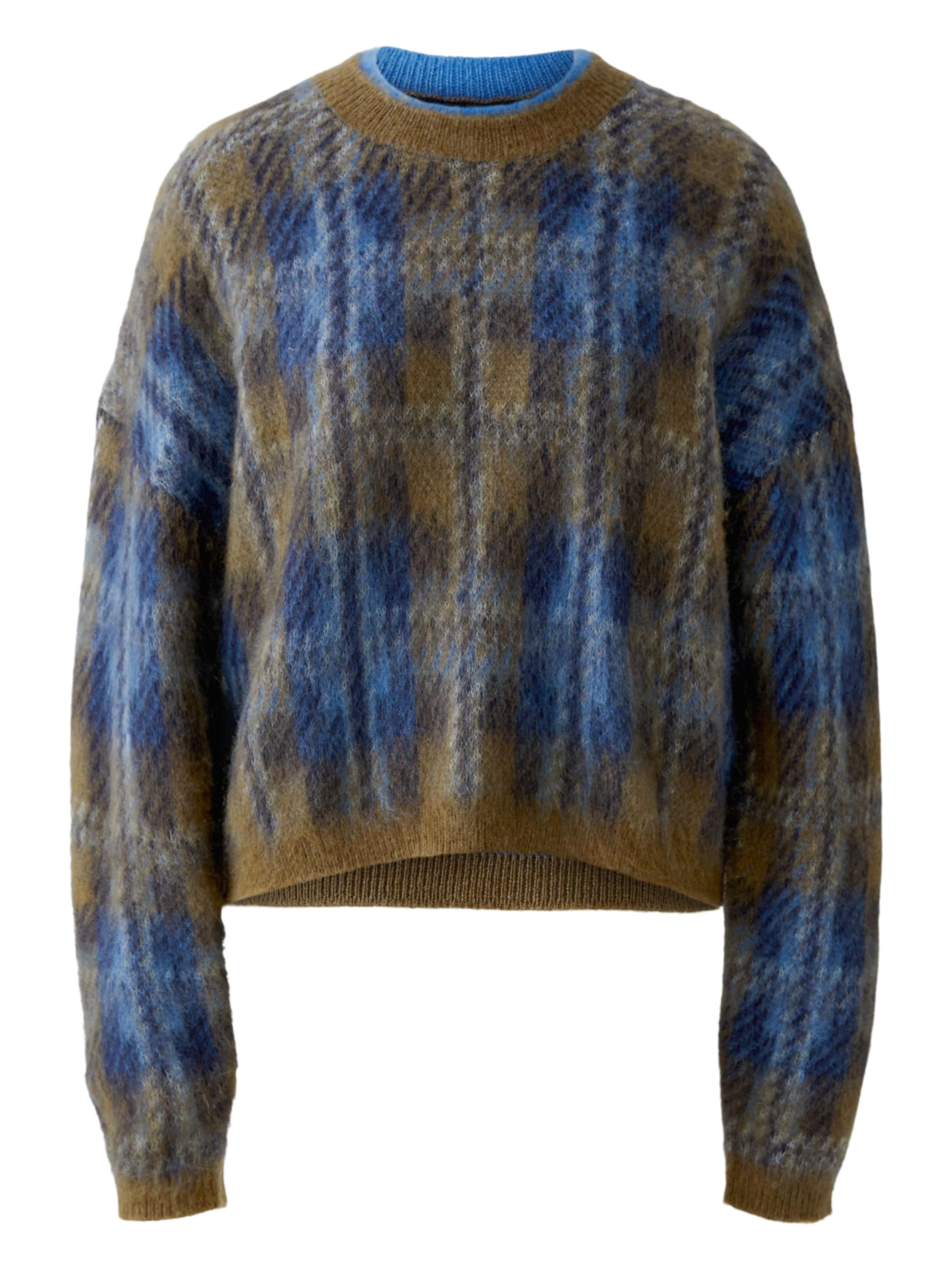 OUI Sweater in XS in Blue / Light brown, Item view