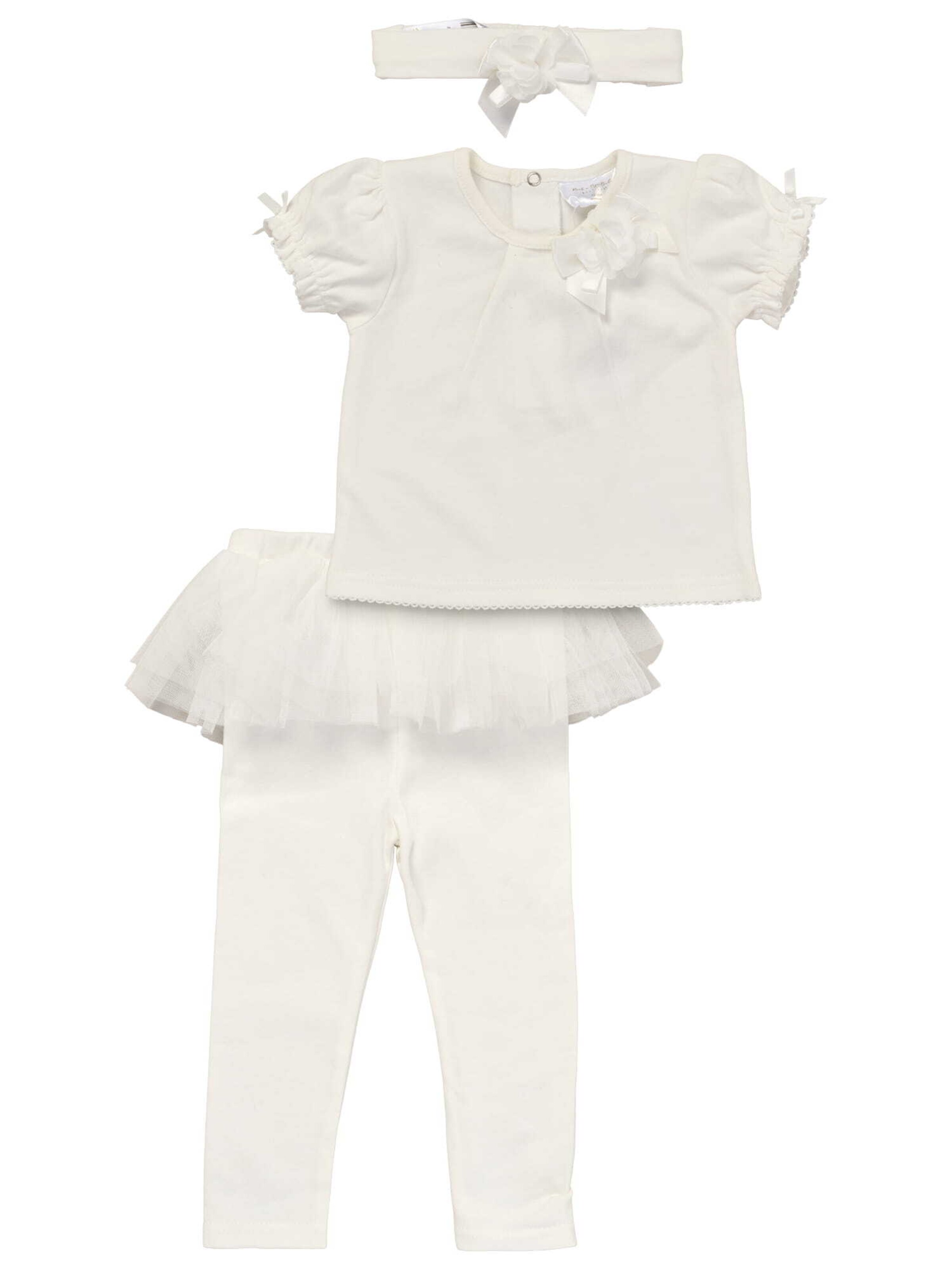 Set 'Schleife' Rock a Bye Baby Boutique en beige : devant