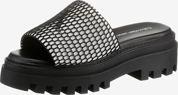 Calvin Klein Jeans Mules in Black: front