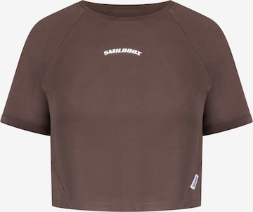 T-shirt 'Nalani' Smilodox en marron : devant