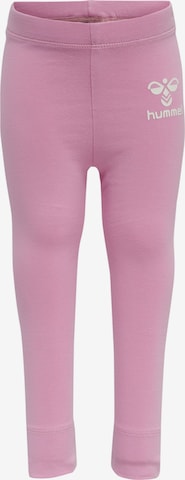 Hummel Leggings in Roze: voorkant