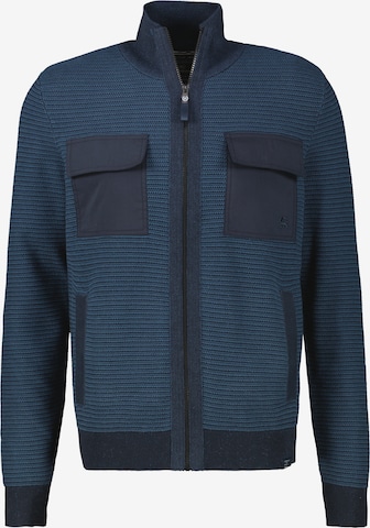 LERROS Knit cardigan in Blue: front