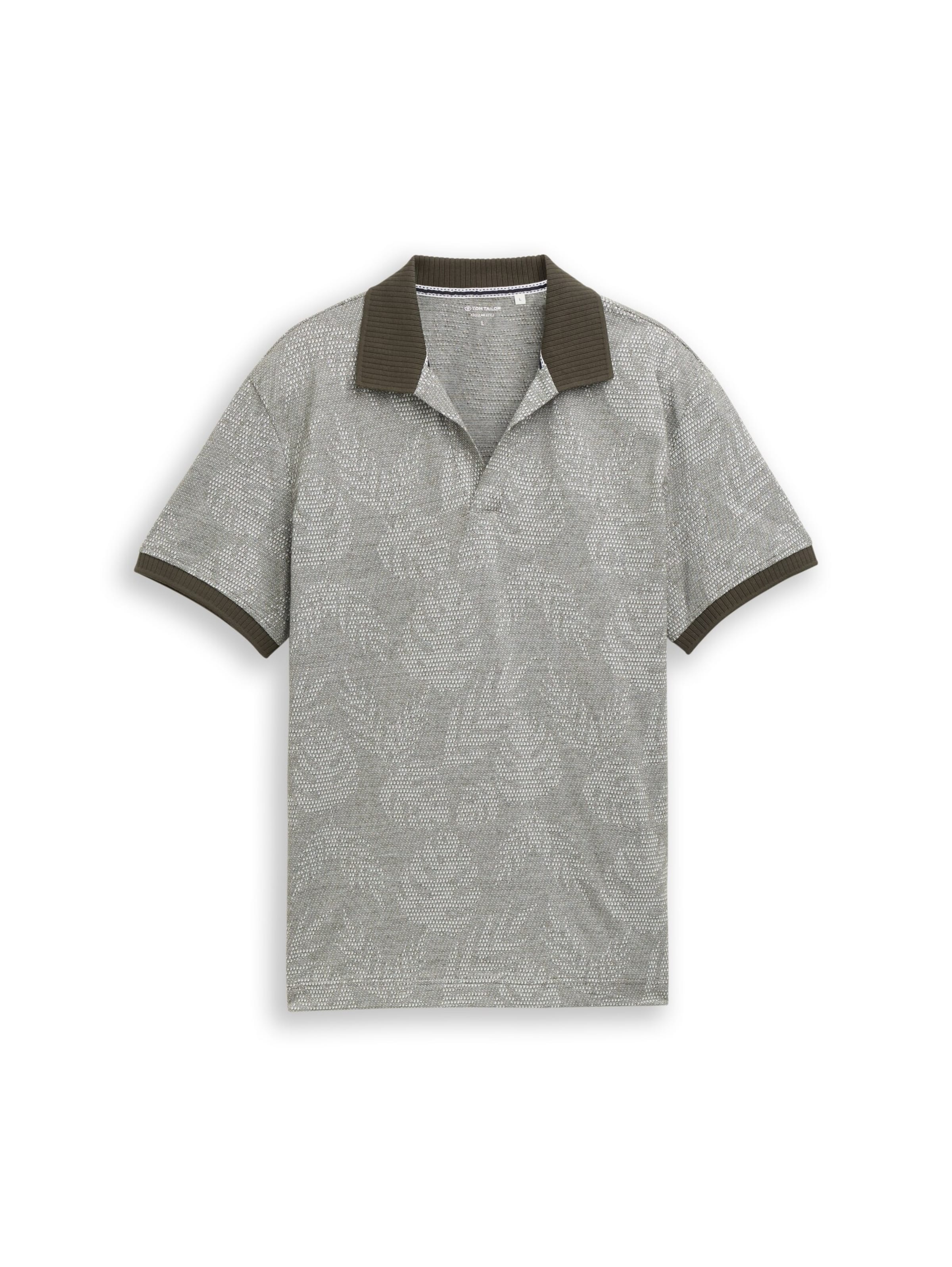 TOM TAILOR Shirt in XXL in mottled green, Item view