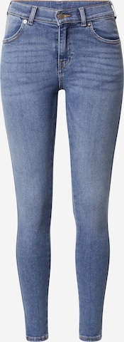 Dr. Denim סקיני ג'ינס 'Lexy' בכחול: מלפנים