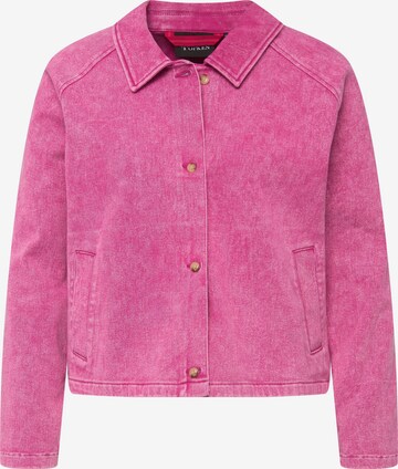 Ulla Popken Between-Season Jacket in Pink: front