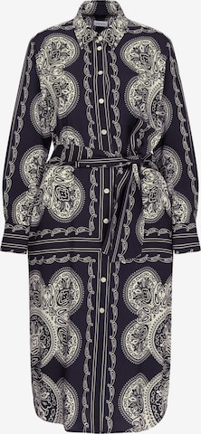 Robe 'Schwarze Rose' SEIDENSTICKER en bleu : devant