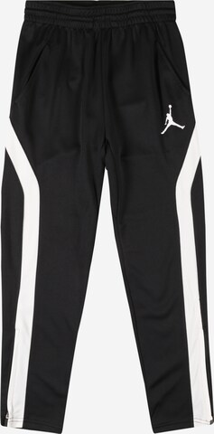 Jordan Regular Workout Pants in Black: front