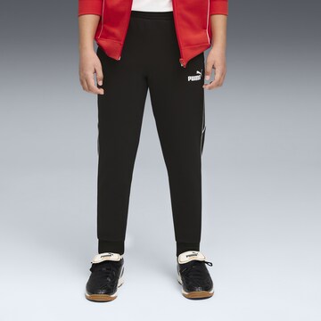 PUMA Tapered Trousers in Black: front