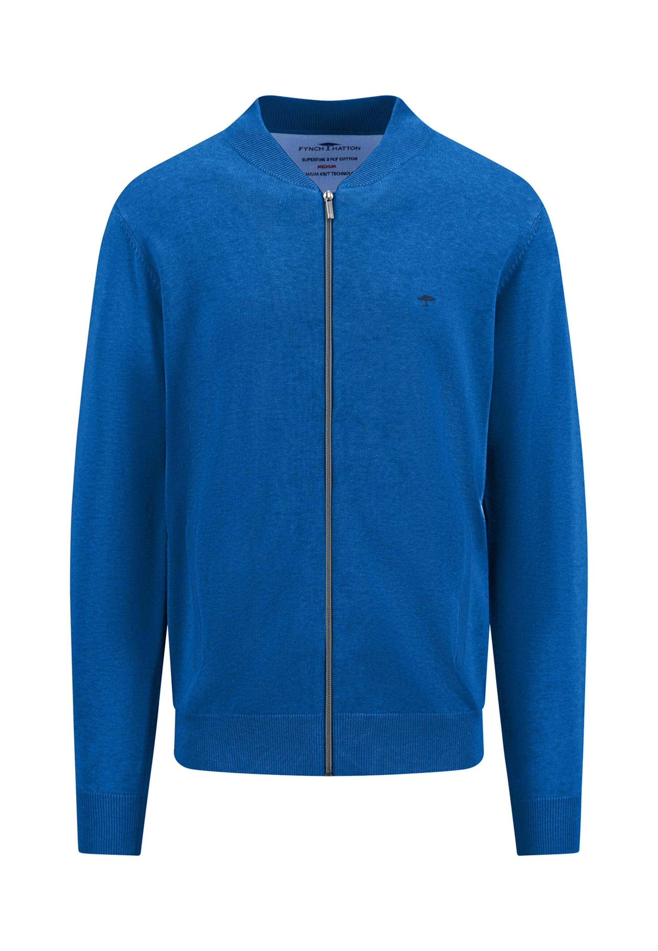 FYNCH-HATTON Strickjacke in Blau: Vorderseite