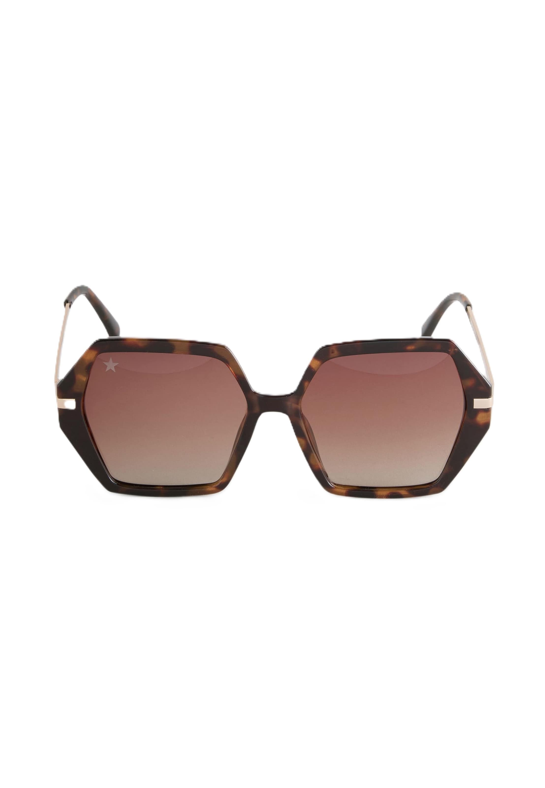 Lunettes de soleil Rockett St George en marron : devant