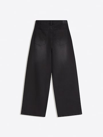 BershkaBarrel Traperice - crna boja