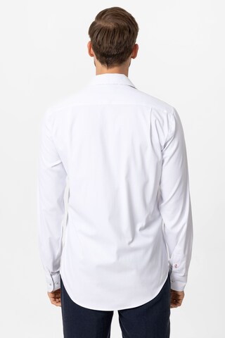 DENIM CULTURE Regular fit Button Up Shirt 'Phil' in White