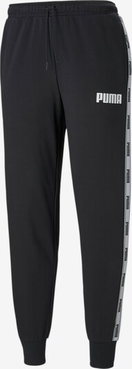 PUMA Sportbroek in de kleur Zwart / Wit, Productweergave
