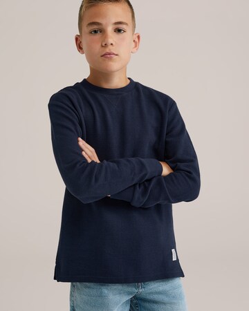 WE Fashion - Camisola em azul: frente