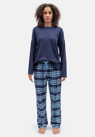 Pantaloncini da pigiama ' Frosted Forest ' di Cyberjammies in blu