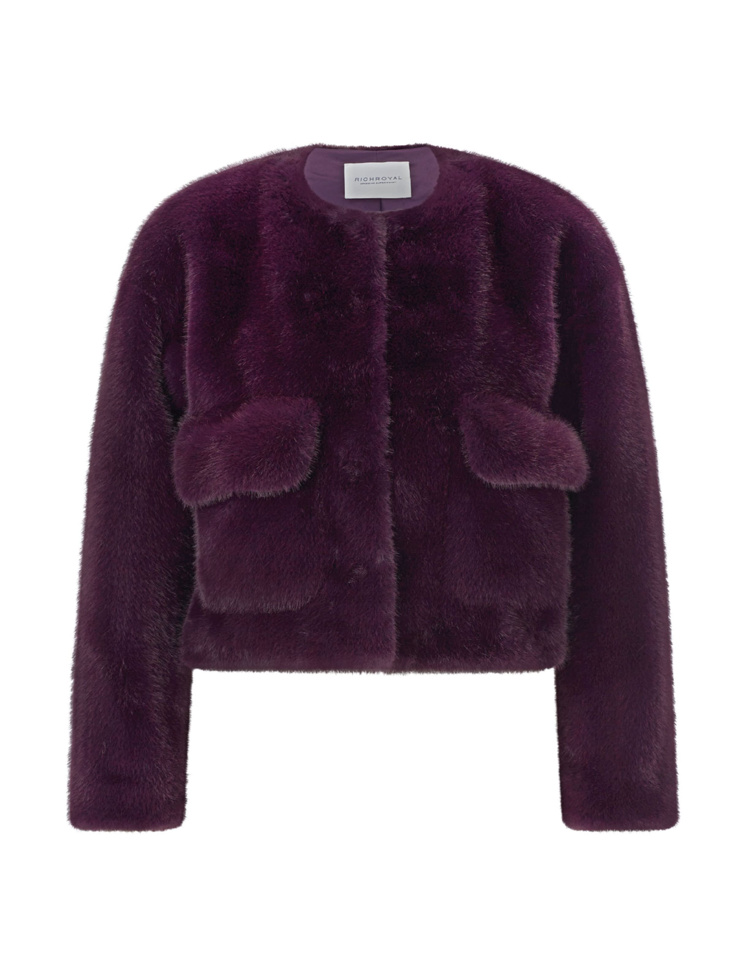 Rich & Royal Between-season jacket in Purple: front