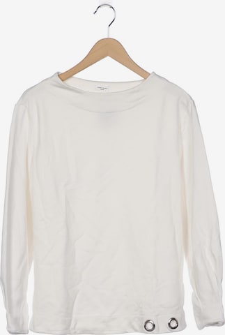 GERRY WEBER Sweatshirt & Zip-Up Hoodie in L in White: front