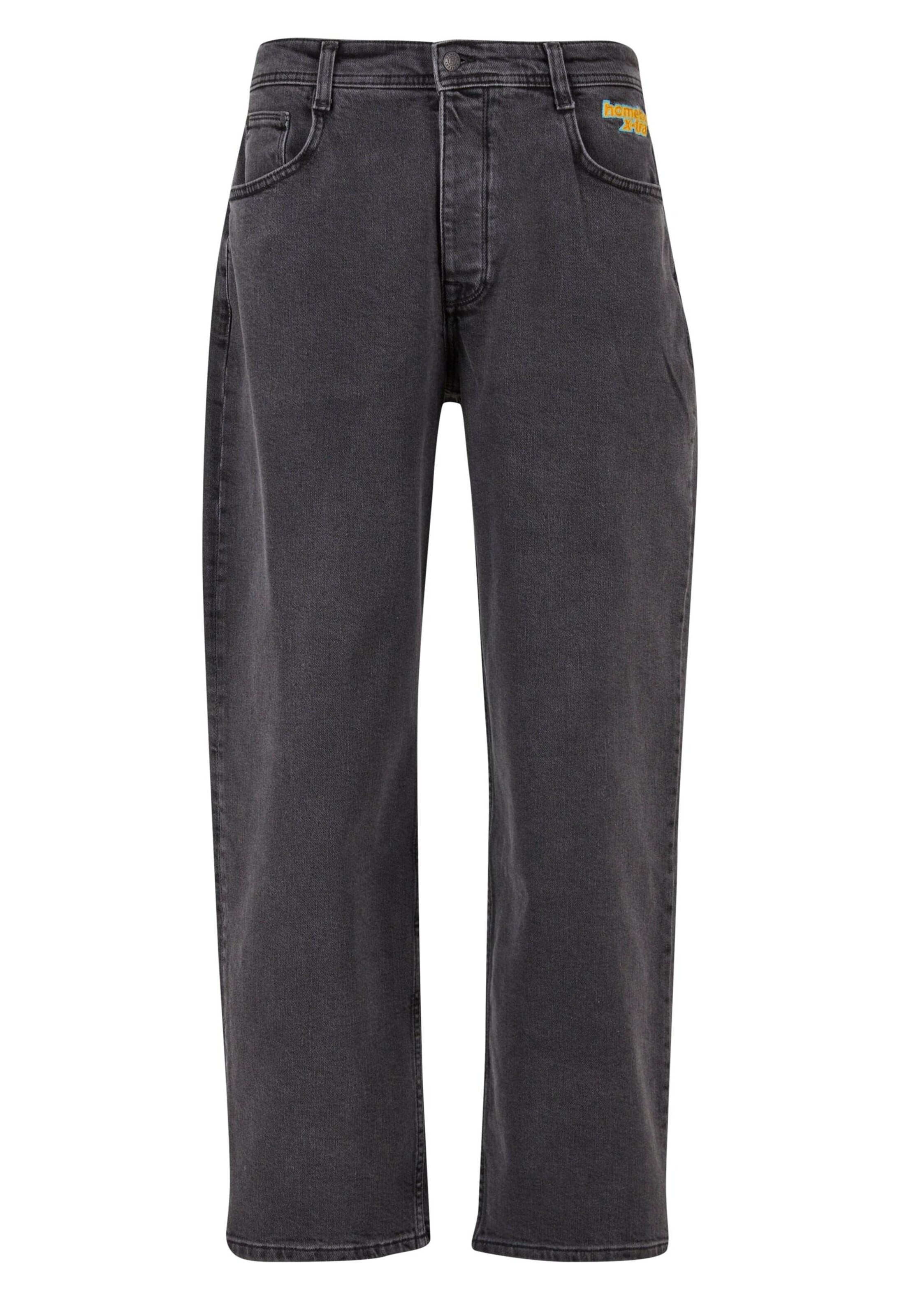 HOMEBOY Kavbojke 'X-tra Monster Gothic' | siva barva: sprednja stran