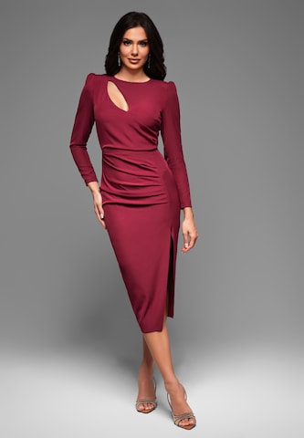 Ombre Abendkleid in Rot