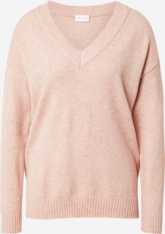 VILA Pullover in Pink: front