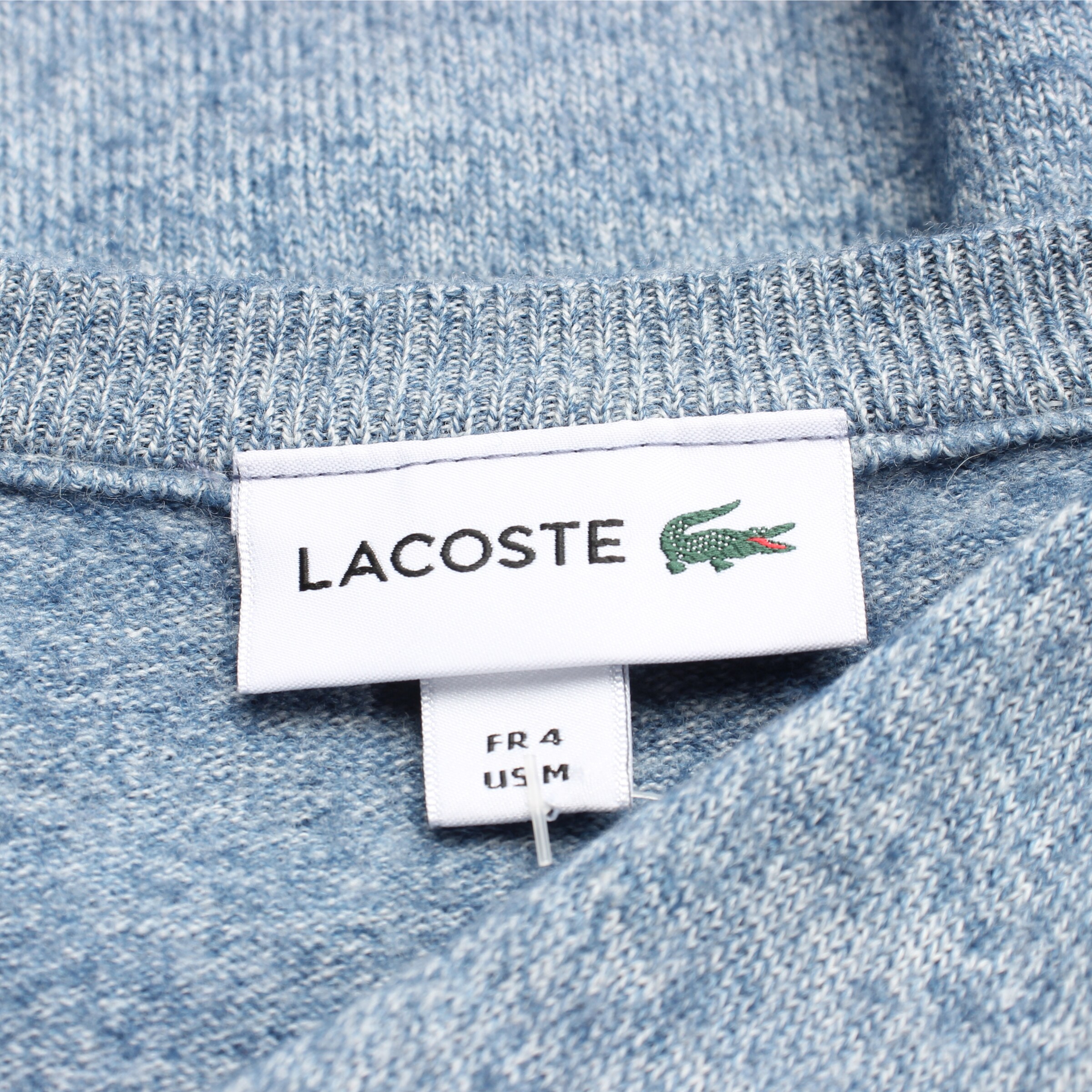 LACOSTE Pullover / Strickjacke M in Blau