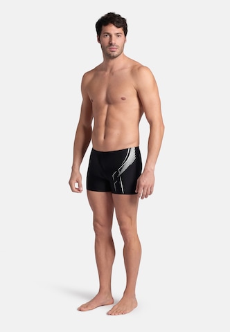 ARENA Athletic Swim Trunks 'Dive' in Black