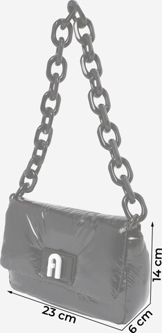 FURLA Schultertasche in Schwarz