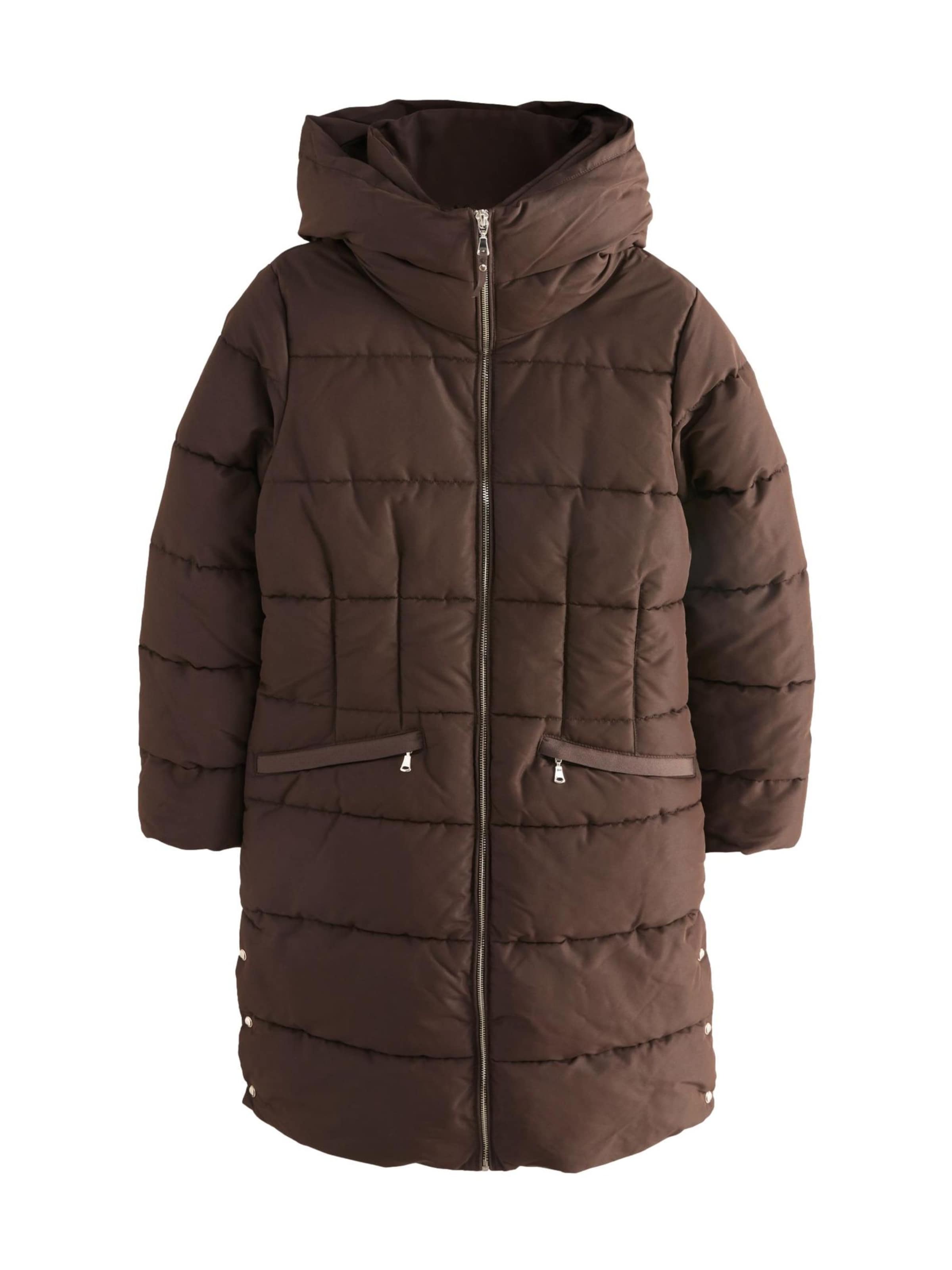 Next Зимнее пальто в Коричневый: спереди