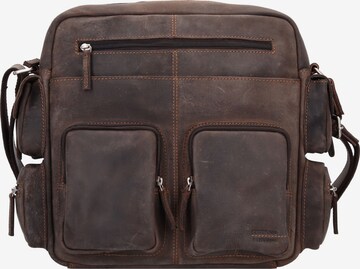 Greenland Nature Crossbody Bag in Brown: front